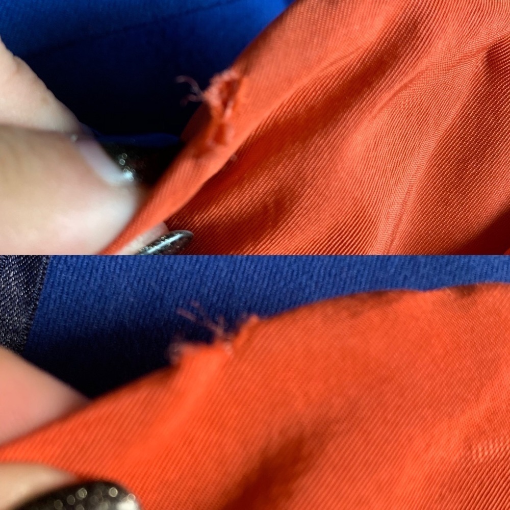 Roland Nivelais Orange Silk Dress - Picture 8 of 8